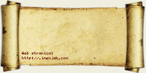 Jelisaveta Sudimac vizit kartica